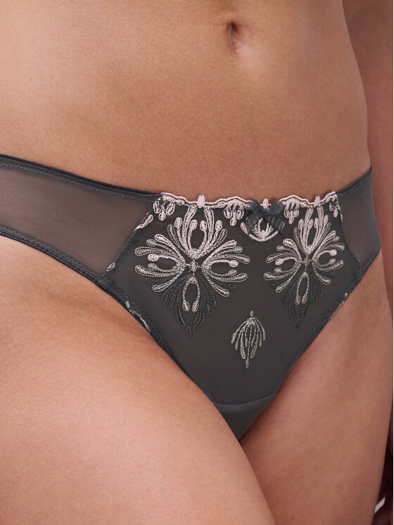 Chantelle Chantelle Στρίνγκ Champs Élysées C26090 Γκρι