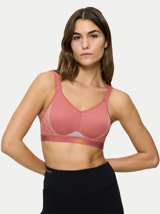 Triumph Triumph Sportovní podprsenka Triaction Cardio Flow 10205923 Růžová