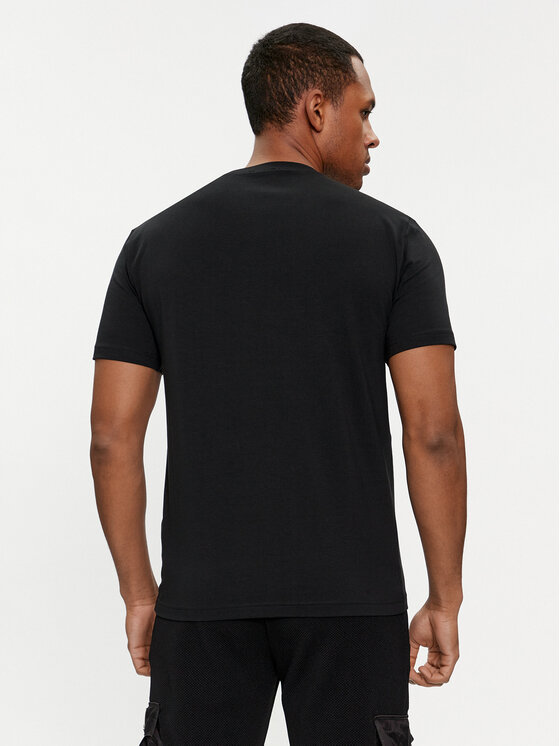 EA7 Emporio Armani EA7 Emporio Armani T-Shirt 3DPT37 PJMUZ 0208 Czarny Regular Fit