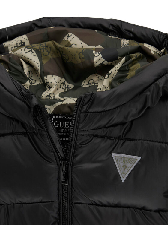 Guess Guess Зимова куртка N6YL01 W2656 Чорний Regular Fit