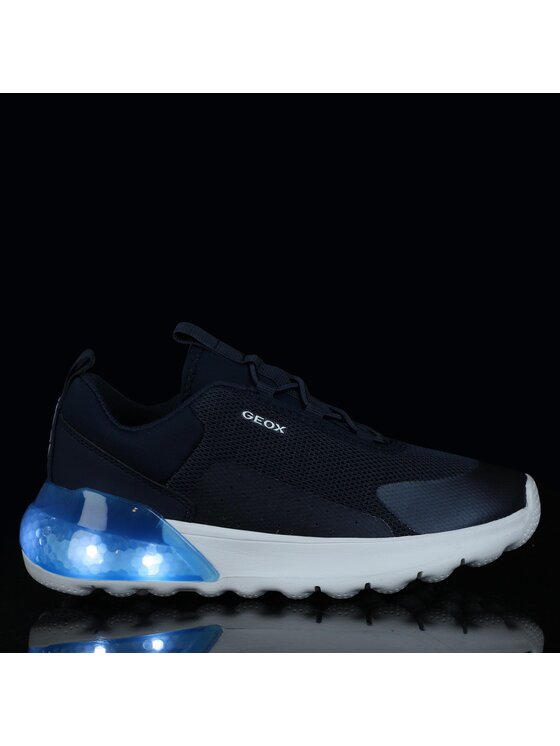 Geox Geox Sneakersy J Activart Illuminus J45LYA 0149J C4002 D Tmavomodrá