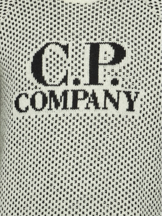 C.P. Company C.P. Company Rolák 15CMKN266A 006635J Écru Regular Fit