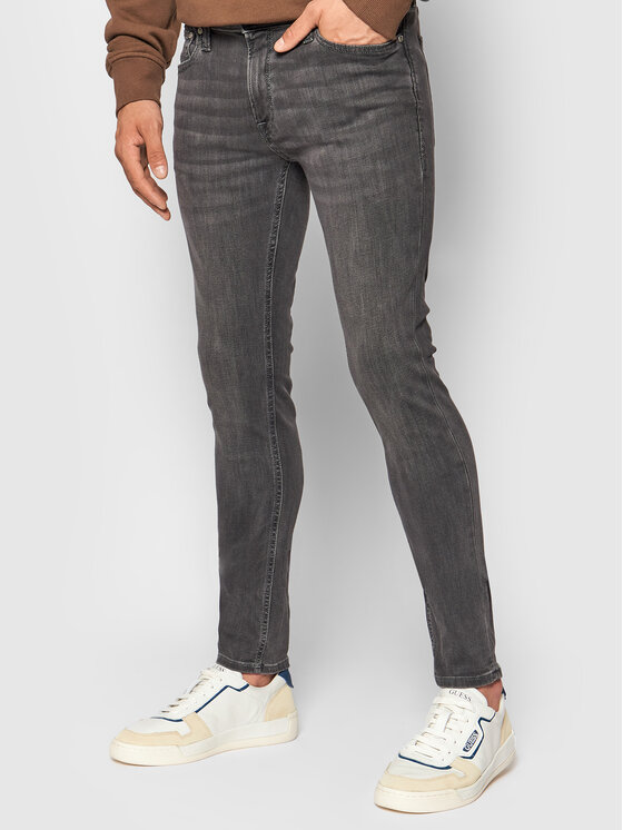 Jack&Jones Дънки Liam Original 12109954 Сив Skinny Fit