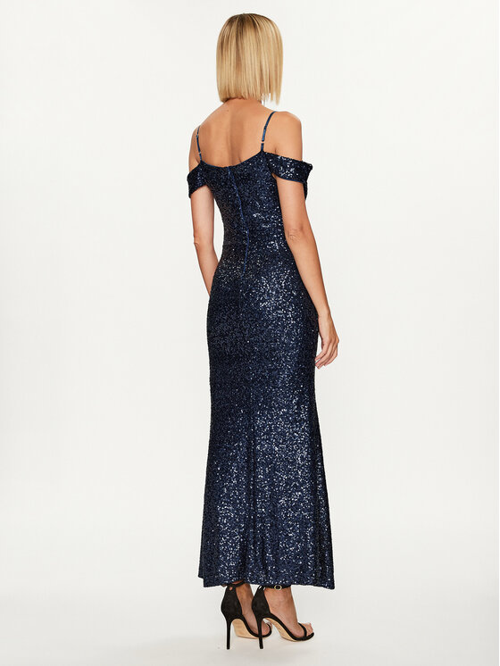 Rinascimento Rinascimento Rochie de seară CFC0115186003 Bleumarin Regular Fit