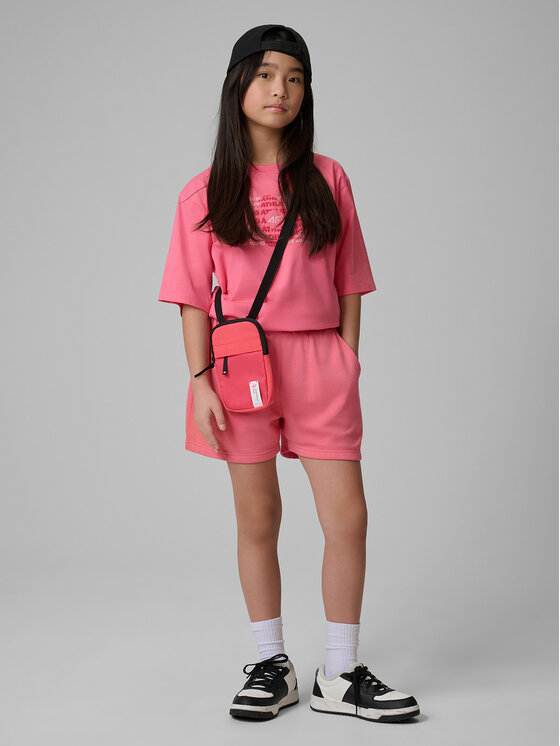 4F 4F Szorty sportowe BASIC+ Różowy Regular Fit