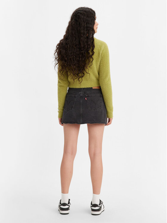 Levi's® Levi's® Džínová sukně Icon A46940000 Černá Loose Fit