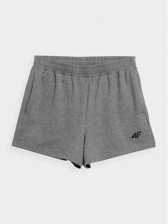 4F 4F Спортивні шорти 4FSS23TFSHF200 Сірий Regular Fit