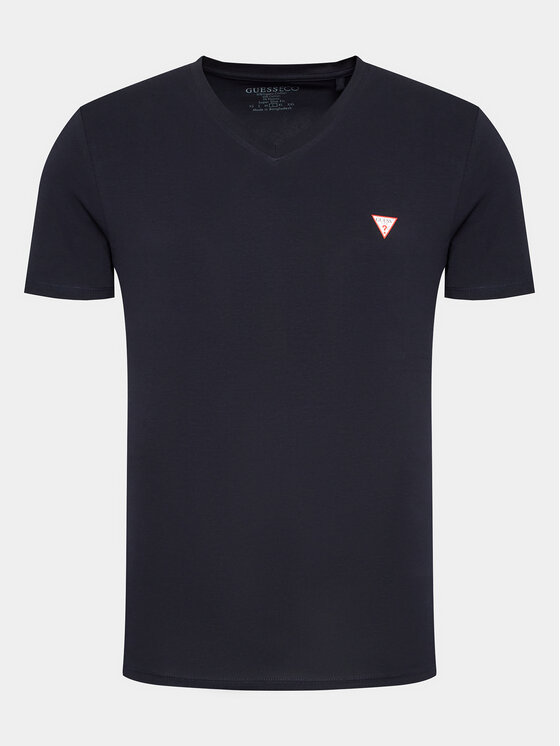 Guess Guess Póló M2YI32 J1314 Sötétkék Slim Fit