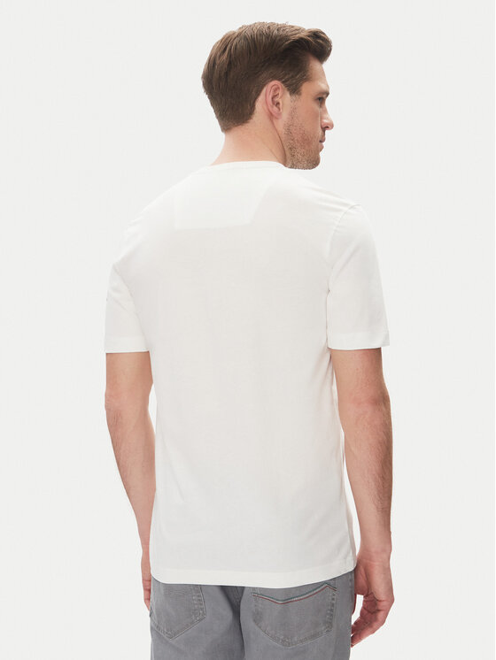Aeronautica Militare Aeronautica Militare Marškinėliai 251TS2406J641 Balta Regular Fit