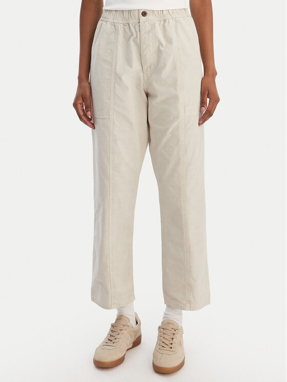 Quiksilver Quiksilver Pantaloni din material Triple Crown EQWNP03060 Bej Regular Fit