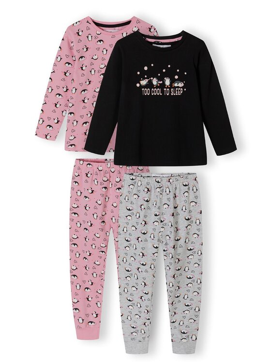 minoti minoti Komplet piżam 20pj92 Różowy Regular Fit