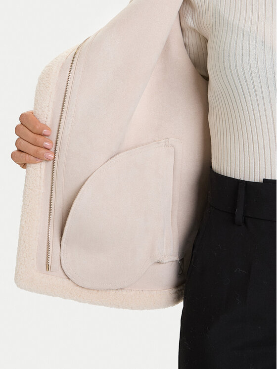 Rinascimento Rinascimento Kožich CFC0122207003 Écru Regular Fit