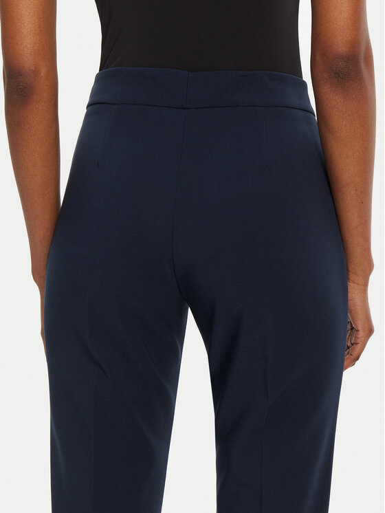 Rinascimento Rinascimento Kalhoty z materiálu CFC0122733003 Tmavomodrá Regular Fit