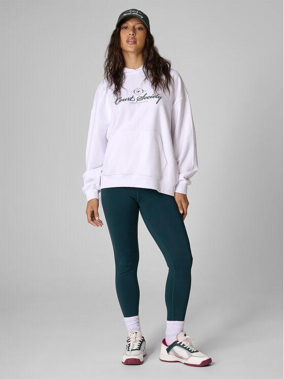 4F 4F Legginsy COURT SOCIETY Zielony ciemny Slim Fit