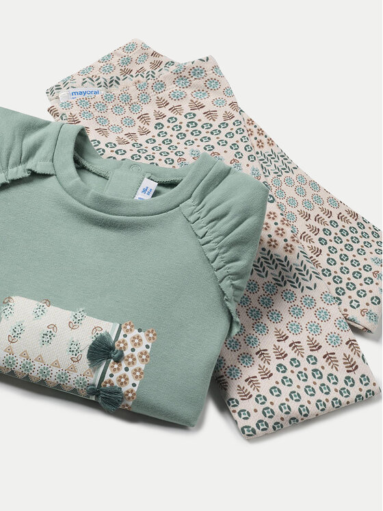 Mayoral Mayoral Set Sweatshirt und Leggings 2710 Grün Regular Fit