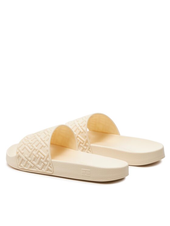 Tommy Hilfiger Tommy Hilfiger Nazouváky Th Monogram Pool Slide FW0FW06987 Béžová