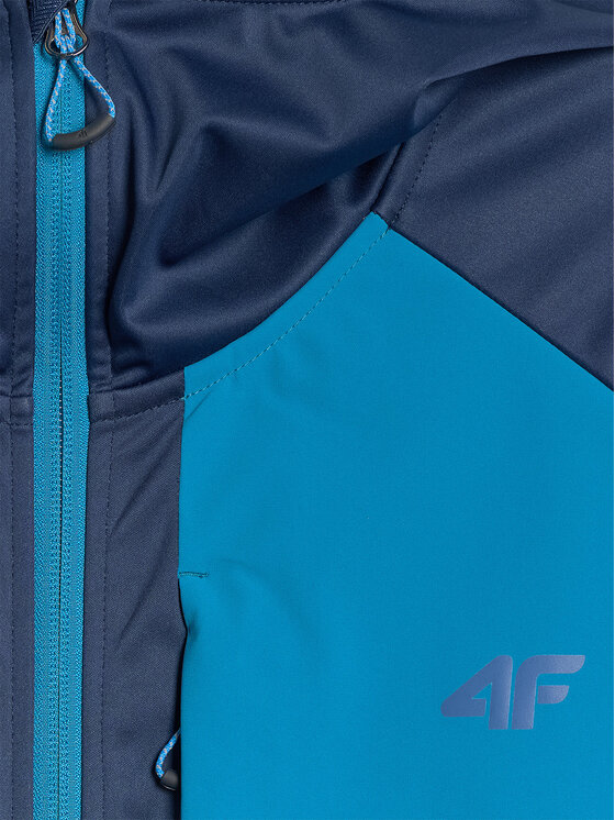 4F 4F Kurtka przejściowa TREKKING Granatowy Regular Fit
