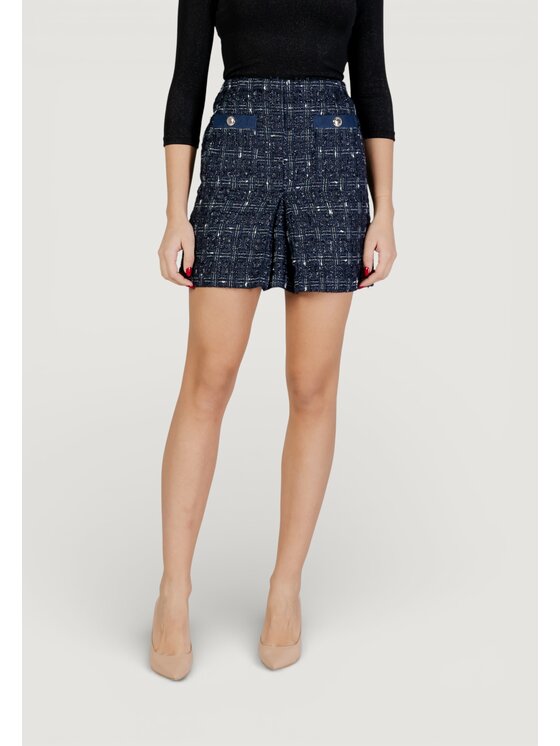 Morgan Morgan Mini suknja 261-JINCA Crna Slim Fit