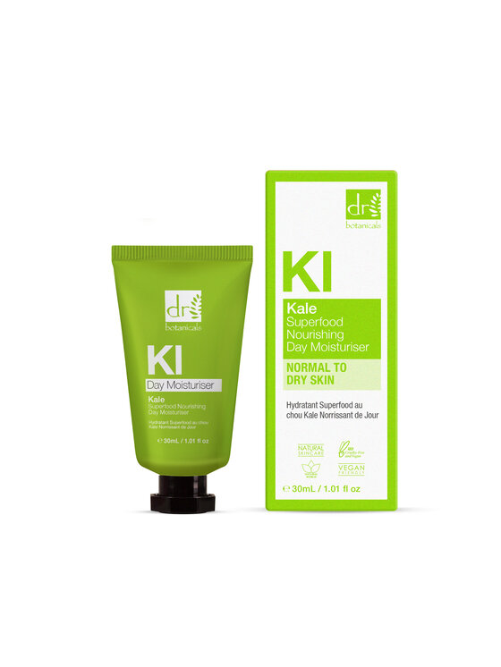 Dr Botanicals Dr Botanicals Krem nawilżający na dzień z superfood kale, 30 ml (NF) Krem na dzień