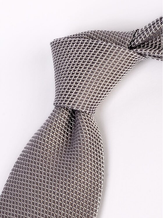 ELSNER ELSNER Γραβάτα JEDWAB GRENADYNA GARZA FINA A1947 Ασημί