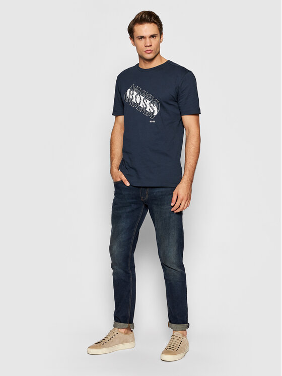 T-shirt Tee 3 50457454 Blu scuro Regular Fit