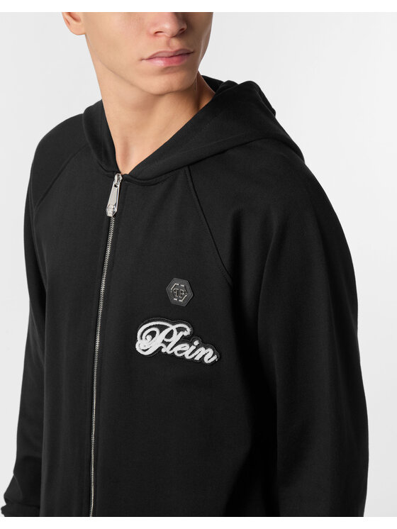 PHILIPP PLEIN PHILIPP PLEIN Bluza 26939 Czarny Athletic Fit