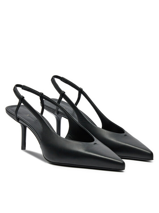 Max Mara Max Mara Sandały Mmslingcaif 2424526131600 Czarny