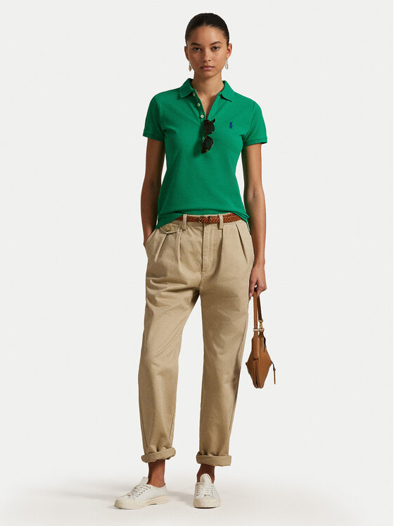 Polo Ralph Lauren Polo Ralph Lauren Polo 211870245026 Zielony Slim Fit