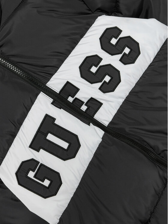 Guess Guess Μπουφάν πουπουλένιο L4YL16 WGB60 Μαύρο Regular Fit