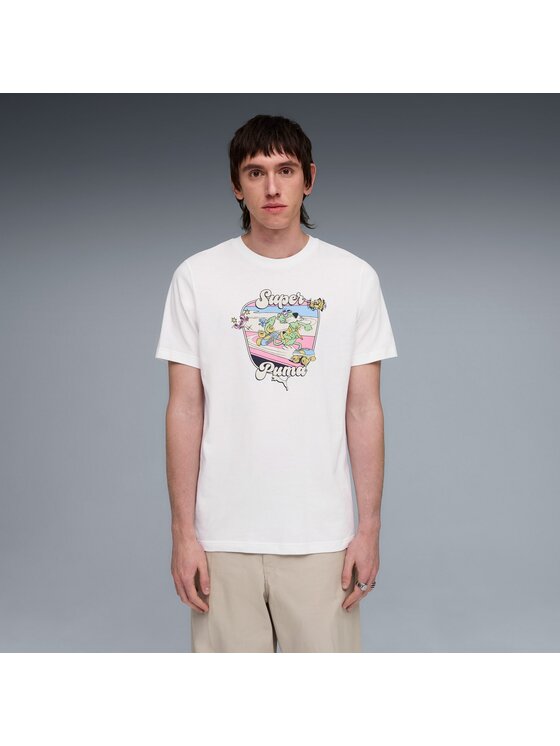 Puma Puma T-Shirt 634433 Biały Regular Fit