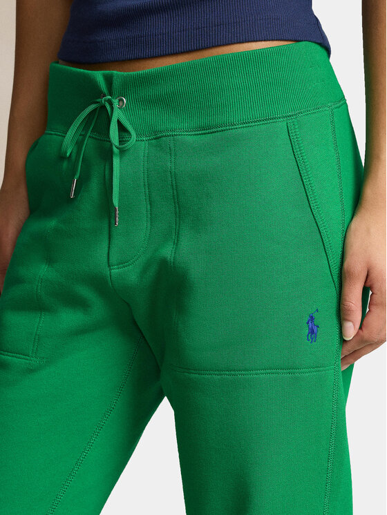 Polo Ralph Lauren Polo Ralph Lauren Teplákové nohavice Mari 211839386031 Zelená Relaxed Fit