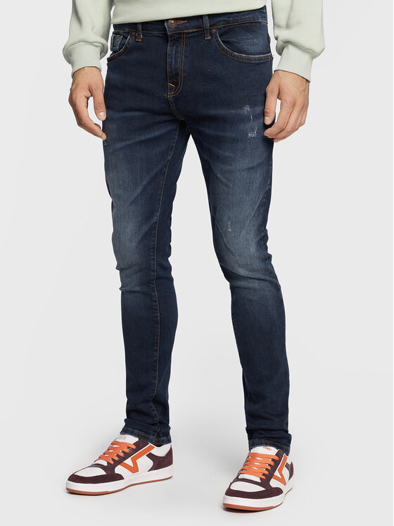 LTB Jeans hlače Joshua 50759 13864 Mornarsko modra Slim Fit