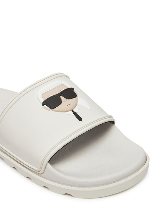 KARL LAGERFELD KARL LAGERFELD Šľapky Kondo Tred KL70905 Biela