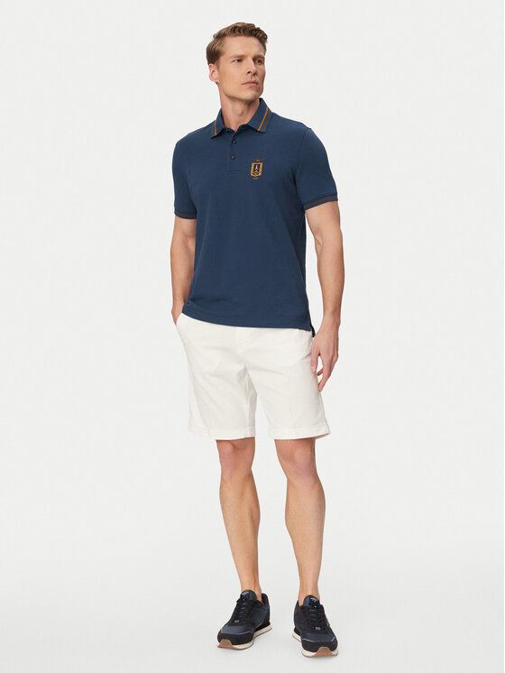 Aeronautica Militare Aeronautica Militare Szorty materiałowe 261BE0278UCT04292 Biały Regular Fit