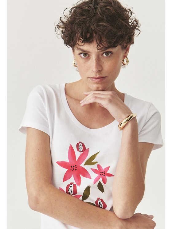TATUUM Tatuum T-Shirt ANTONIA 1 Bílá Fitted Fit