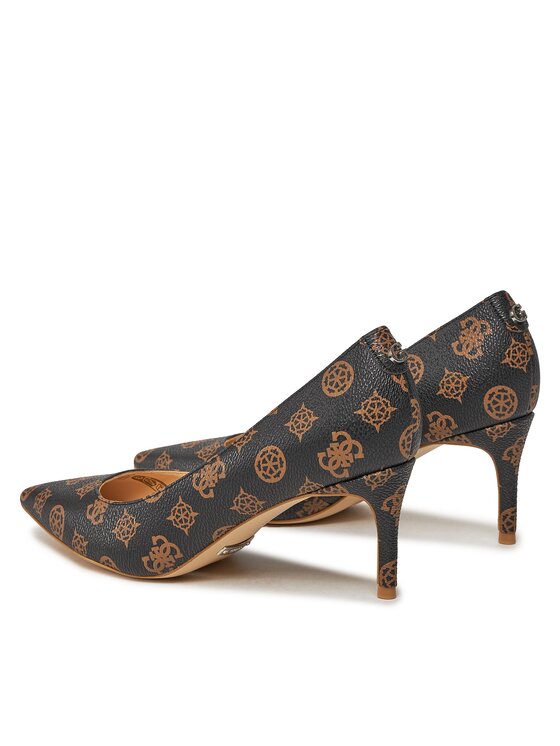 Guess Guess Pantofi cu toc subțire FLPBR6 FAL08 Maro