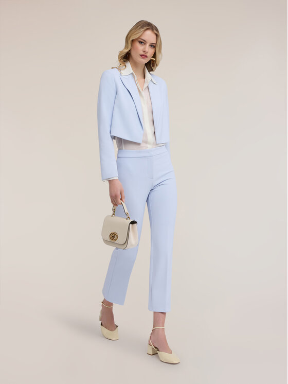 Motivi Motivi Pantaloni di tessuto P059Q004462N004 Turchese Regular Fit