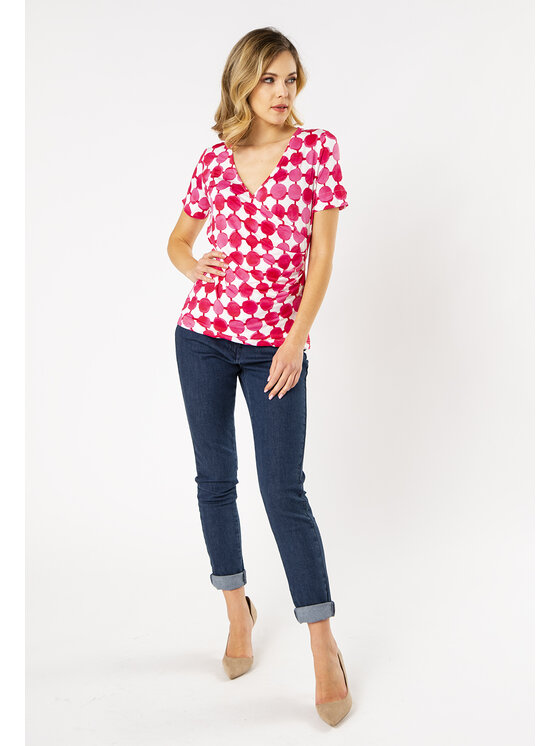 QUIOSQUE QUIOSQUE Halenka QUESTION BLOUSE Růžová Regular Fit