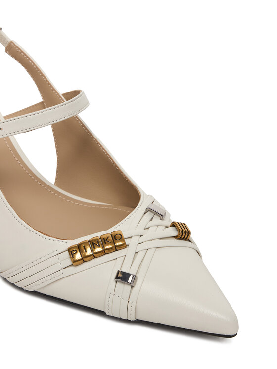 PINKO PINKO Czółenka Gloria 18 SD0489 P003 Biały