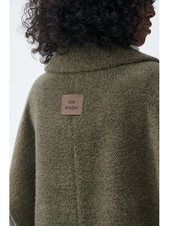 blue shadow blue shadow Płaszcz przejściowy Cristina Khaki Regular Fit