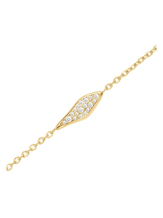 Rosefield Rosefield Bransoletka Pavé Collection Złoty