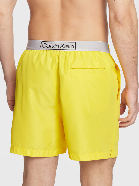 Calvin Klein Swimwear Calvin Klein Swimwear Plavecké šortky KM0KM00787 Žltá Regular Fit