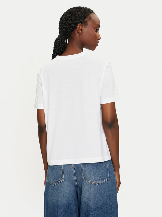 Max Mara Leisure Max Mara Leisure Marškinėliai Tahiti 2426946038650 Balta Regular Fit