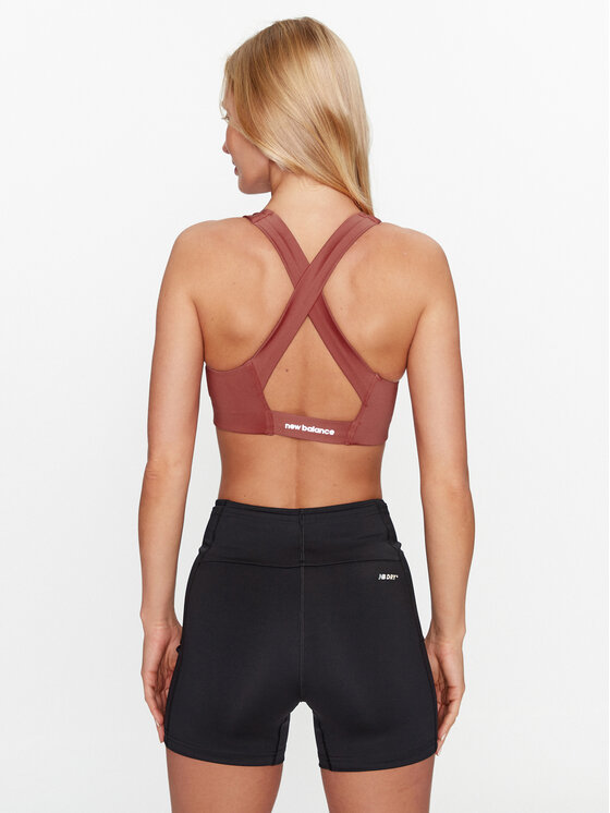 New Balance New Balance Špotni nedrček NB Fuel Bra WB11044 Rdeča Regular Fit