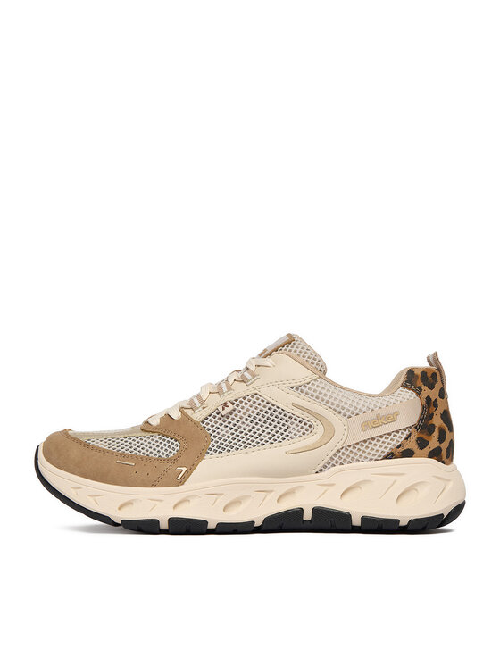 Rieker Rieker Sneakersy M6501-60 Beżowy