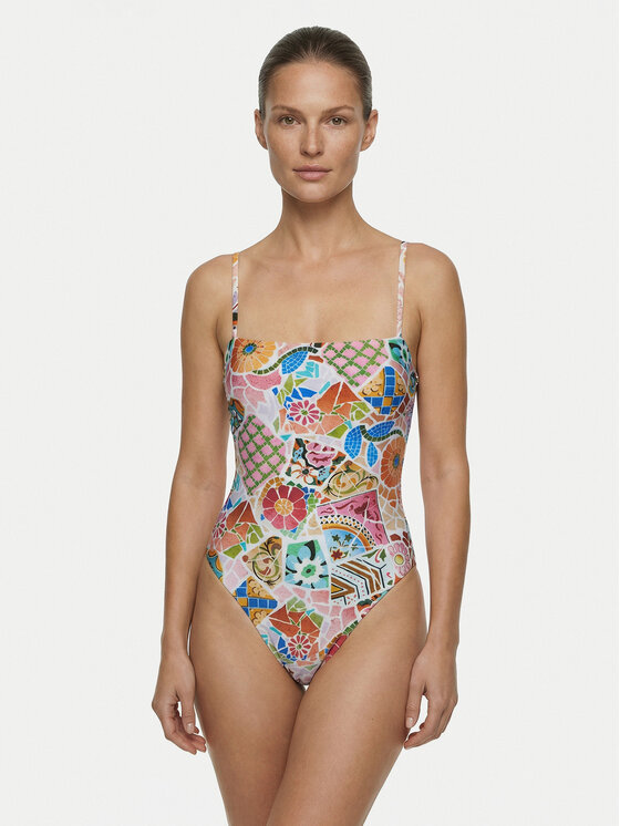 Seafolly Costum de baie Beach Bohème 11182-300 Roz