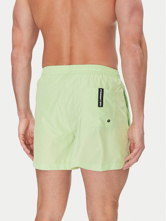 KARL LAGERFELD KARL LAGERFELD Plavecké šortky A1M46013 Zelená Regular Fit