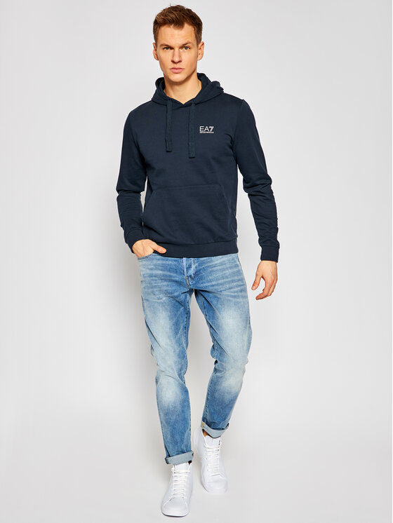 EA7 Emporio Armani EA7 Emporio Armani Pulóver 8NPM04 PJ05Z 0578 Sötétkék Regular Fit