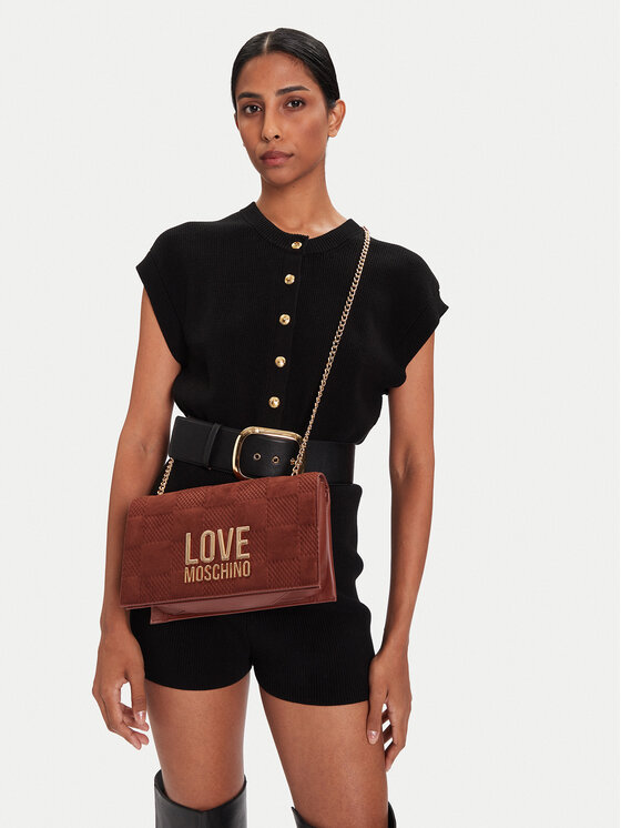 LOVE MOSCHINO Geantă JC4122PP0NKB120A Maro