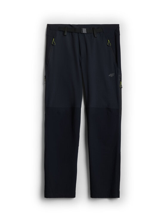 4F 4F Spodnie outdoor BETWEEN LAYERS Czarny Regular Fit